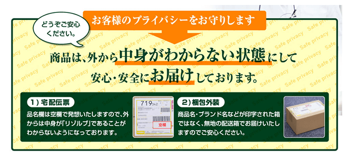 リゾルブのプライバシー保護について